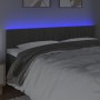 Dunkelgraues Samtkopfteil mit LED 160x5x78/88 cm von vidaXL, Kopf- und Fußteile - Ref: Foro24-3121905, Preis: 65,86 €, Rabatt: %