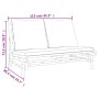 3-teiliges Gartenmöbel-Set aus Bambus mit dunkelgrauen Kissen von vidaXL, Gartensets - Ref: Foro24-3156482, Preis: 418,64 €, ...
