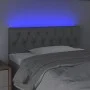 Light gray fabric headboard with LED 90x7x78/88 cm by vidaXL, Headboards and footboards - Ref: Foro24-3121930, Price: 54,04 €...