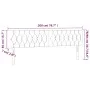 Hellgraues Stoffkopfteil mit LED 200x7x78/88 cm von vidaXL, Kopf- und Fußteile - Ref: Foro24-3121970, Preis: 68,75 €, Rabatt: %
