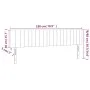 Light gray velvet headboard with LED 180x5x78/88 cm by vidaXL, Headboards and footboards - Ref: Foro24-3121910, Price: 66,08 ...
