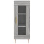 Aparador alto madera contrachapada gris Sonoma 34,5x34x180 cm