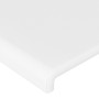 Headboard with LED lights white synthetic leather 180x5x118/128 cm by vidaXL, Headboards and footboards - Ref: Foro24-3122247...