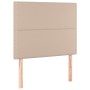 Kopfteil mit LED-Beleuchtung, Cappuccino, Kunstleder, 100 x 5 x 118/128 cm von vidaXL, Kopf- und Fußteile - Ref: Foro24-31223...