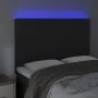 Kopfteil aus schwarzem Samt mit LED-Leuchten, 144 x 5 x 118/128 cm von vidaXL, Kopf- und Fußteile - Ref: Foro24-3122474, Prei...