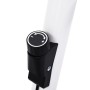 Bicicleta estática con resistencia de cinta blanco de vidaXL, Bicicletas estáticas - Ref: Foro24-92137, Precio: 122,15 €, Des...
