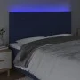 Cabecero con luces LED tela azul 180x5x118/128 cm de vidaXL, Cabeceros y pies de cama - Ref: Foro24-3122444, Precio: 112,43 €...