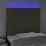 Headboard with LED lights taupe gray fabric 90x5x118/128 cm by vidaXL, Headboards and footboards - Ref: Foro24-3122410, Price...