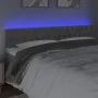 Light gray velvet headboard with LED 200x7x78/88 cm by vidaXL, Headboards and footboards - Ref: Foro24-3122014, Price: 86,58 ...