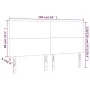 Headboard with LED lights black fabric 160x5x118/128 cm by vidaXL, Headboards and footboards - Ref: Foro24-3122152, Price: 10...