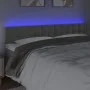 Light gray velvet headboard with LED 200x5x78/88 cm by vidaXL, Headboards and footboards - Ref: Foro24-3122112, Price: 77,19 ...