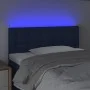 Kopfteil aus blauem Stoff mit LED 90x5x78/88 cm von vidaXL, Kopf- und Fußteile - Ref: Foro24-3122034, Preis: 52,25 €, Rabatt: %