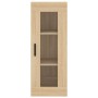Aparador de madera contrachapada roble Sonoma 34,5x34x180 cm