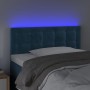 LED-Kopfteil aus blauem Samt, 100 x 5 x 78/88 cm von vidaXL, Kopf- und Fußteile - Ref: Foro24-3122092, Preis: 46,89 €, Rabatt: %