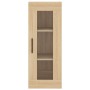 Aparador de madera contrachapada roble Sonoma 34,5x34x180 cm
