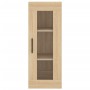 Aparador de madera contrachapada roble Sonoma 34,5x34x180 cm