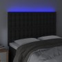 Headboard with LED lights black synthetic leather 144x5x118/128 cm by vidaXL, Headboards and footboards - Ref: Foro24-3122514...
