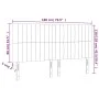 Kopfteil aus schwarzem Samt mit LED-Leuchten, 180 x 5 x 118/128 cm von vidaXL, Kopf- und Fußteile - Ref: Foro24-3122724, Prei...