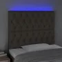 Headboard with LED lights taupe gray fabric 90x7x118/128 cm by vidaXL, Headboards and footboards - Ref: Foro24-3122746, Price...