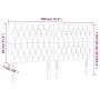 Headboard with LED lights taupe gray fabric 180x7x118/128 cm by vidaXL, Headboards and footboards - Ref: Foro24-3122778, Pric...