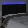 Black velvet headboard with LED lights 200x5x118/128 cm by vidaXL, Headboards and footboards - Ref: Foro24-3122730, Price: 11...