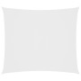 Toldo de vela rectangular tela Oxford blanco 2x2,5 m