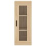 Aparador de madera contrachapada roble Sonoma 34,5x34x180 cm