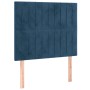 Kopfteil mit LED-Beleuchtung, dunkelblauer Samt, 90 x 5 x 118/128 cm von vidaXL, Kopf- und Fußteile - Ref: Foro24-3122702, Pr...