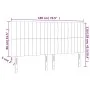 Kopfteil mit LED-Leuchten, schwarzer Stoff, 180 x 5 x 118/128 cm von vidaXL, Kopf- und Fußteile - Ref: Foro24-3122678, Preis:...