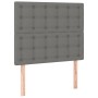 Kopfteil mit LED-Leuchten aus dunkelgrauem Stoff 90x5x118/128 cm von vidaXL, Kopf- und Fußteile - Ref: Foro24-3122841, Preis:...