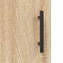Aparador de madera contrachapada roble Sonoma 34,5x34x180 cm