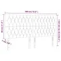 Kopfteil mit LED-Leuchten, dunkelgrauer Samt, 180 x 7 x 118/128 cm von vidaXL, Kopf- und Fußteile - Ref: Foro24-3122821, Prei...