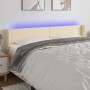 Kopfteil aus cremefarbenem Stoff mit LED 183x16x78/88 cm von vidaXL, Kopf- und Fußteile - Ref: Foro24-3122975, Preis: 87,01 €...