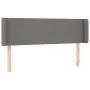 Dark gray fabric headboard with LED 147x16x78/88 cm by vidaXL, Headboards and footboards - Ref: Foro24-3122955, Price: 85,17 ...
