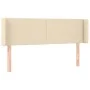 Cabecero con LED de tela crema 147x16x78/88 cm de vidaXL, Cabeceros y pies de cama - Ref: Foro24-3122959, Precio: 72,06 €, De...