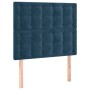 Kopfteil mit LED-Beleuchtung, dunkelblauer Samt, 100 x 5 x 118/128 cm von vidaXL, Kopf- und Fußteile - Ref: Foro24-3122904, P...