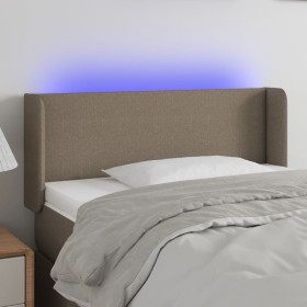 Cabecero con LED de tela gris taupe 103x16x78/88 cm de vidaXL, Cabeceros y pies de cama - Ref: Foro24-3122950, Precio: 53,97 ...