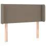 Headboard with LED in taupe gray fabric 103x16x78/88 cm by vidaXL, Headboards and footboards - Ref: Foro24-3122950, Price: 56...