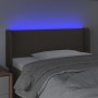 Taupegraues Stoffkopfteil mit LED 103x16x78/88 cm von vidaXL, Kopf- und Fußteile - Ref: Foro24-3122950, Preis: 53,97 €, Rabat...