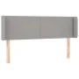 Light gray fabric headboard with LED 147x16x78/88 cm by vidaXL, Headboards and footboards - Ref: Foro24-3122954, Price: 74,66...