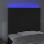 Black velvet headboard with LED lights 90x7x118/128 cm by vidaXL, Headboards and footboards - Ref: Foro24-3122798, Price: 96,...