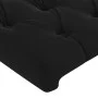 Black velvet headboard with LED lights 90x7x118/128 cm by vidaXL, Headboards and footboards - Ref: Foro24-3122798, Price: 96,...
