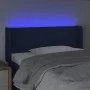 Kopfteil aus blauem Stoff mit LED 93x16x78/88 cm von vidaXL, Kopf- und Fußteile - Ref: Foro24-3122944, Preis: 57,18 €, Rabatt: %