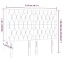 Pink velvet headboard with LED lights 144x7x118/128 cm by vidaXL, Headboards and footboards - Ref: Foro24-3122813, Price: 155...