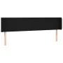 Black fabric headboard with LED 183x16x78/88 cm by vidaXL, Headboards and footboards - Ref: Foro24-3122972, Price: 76,13 €, D...