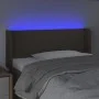 Headboard with LED in taupe gray fabric 83x16x78/88 cm by vidaXL, Headboards and footboards - Ref: Foro24-3122934, Price: 52,...