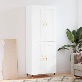 Aparador alto madera contrachapada blanco 69,5x34x180 cm Aparador alto madera contrachapada blanco 69,5x34x180 cm