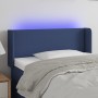 Kopfteil aus blauem Stoff mit LED 103x16x78/88 cm von vidaXL, Kopf- und Fußteile - Ref: Foro24-3122952, Preis: 52,66 €, Rabat...