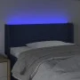Cabecero con LED de tela azul 103x16x78/88 cm de vidaXL, Cabeceros y pies de cama - Ref: Foro24-3122952, Precio: 55,19 €, Des...