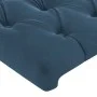 Kopfteil mit LED-Beleuchtung, dunkelblauer Samt, 80 x 7 x 118/128 cm von vidaXL, Kopf- und Fußteile - Ref: Foro24-3122794, Pr...